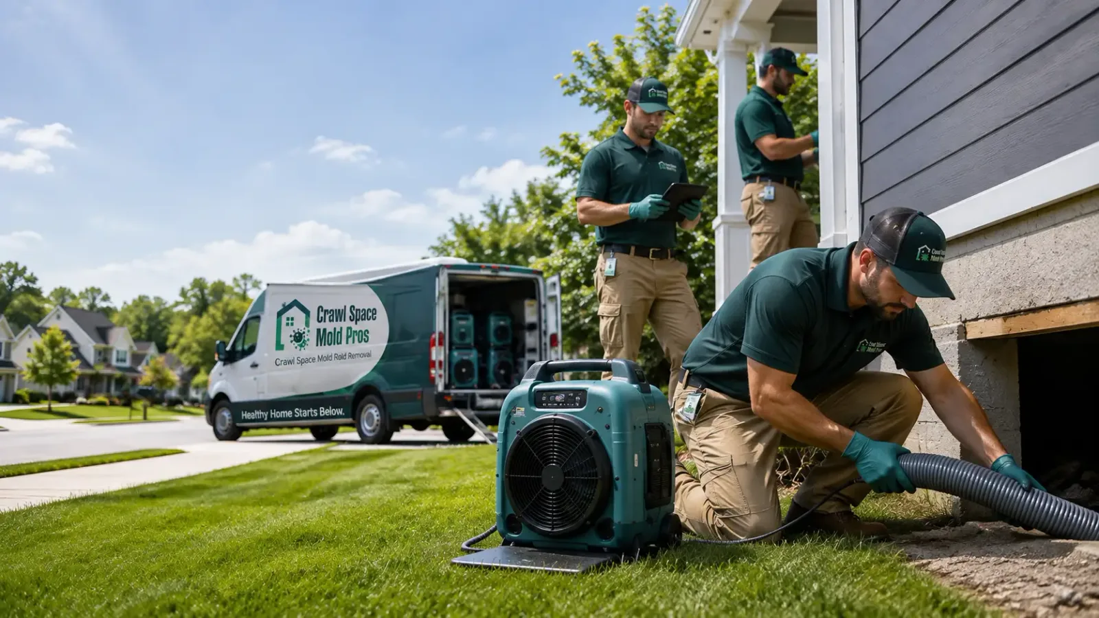 Crawl Space Mold Removal in Blue Mounds, WI